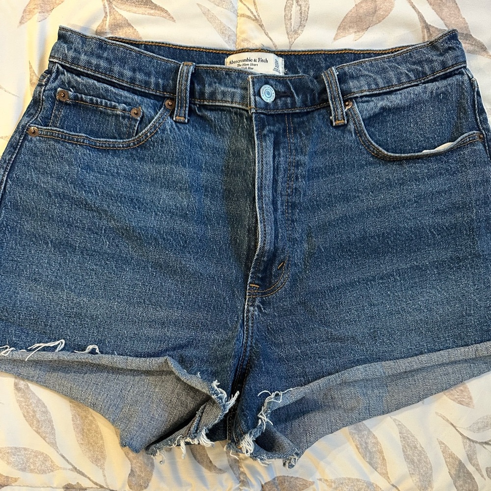 Abercrombie & Fitch Denim Blue Women's Shorts